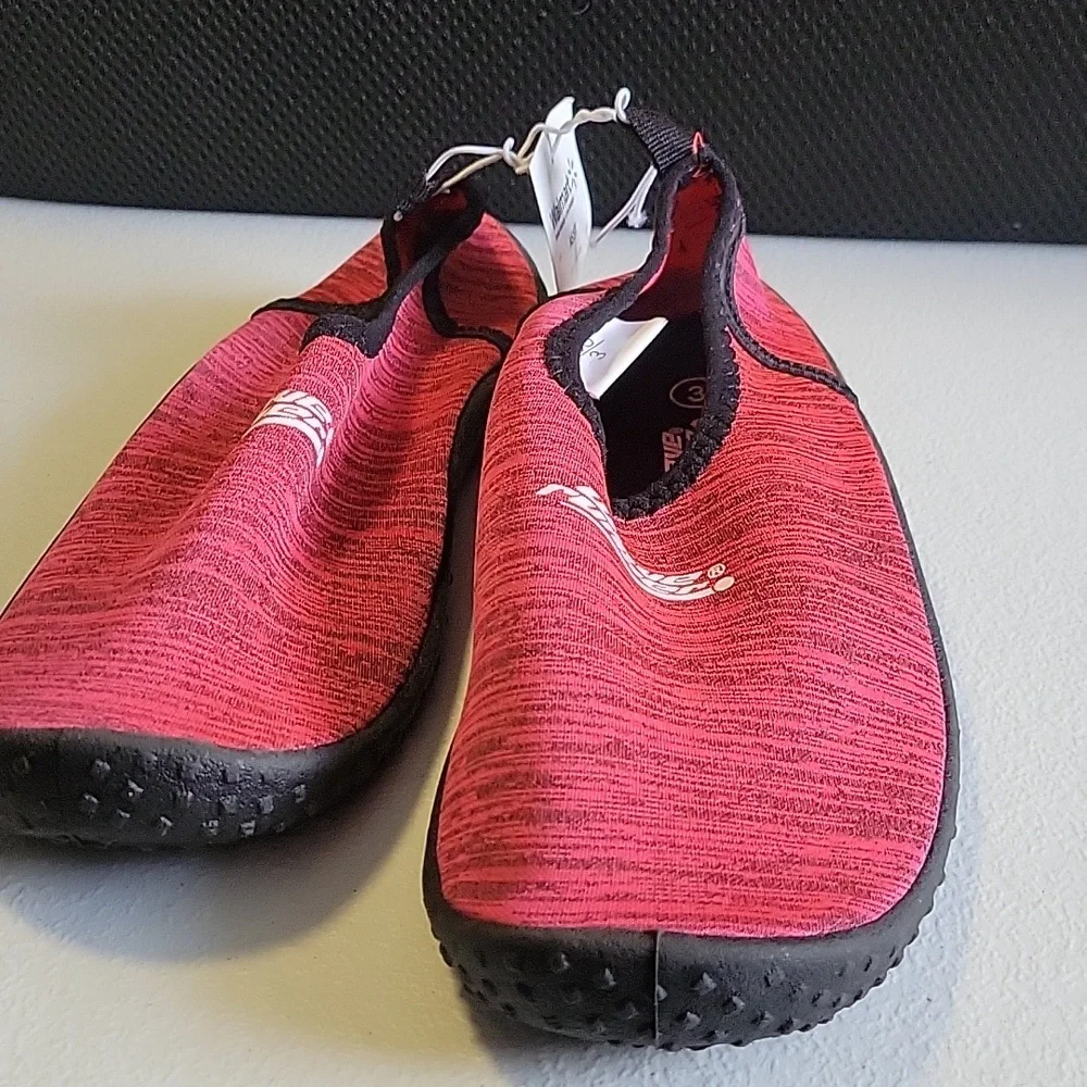 Red Slip-On Water Shoes